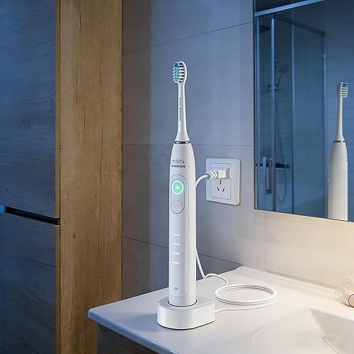 Miniatura 5 de Cargador de repuesto para cepillo de dientes Philips Sonicare 4100 6100 5100 HX3000 HX8000 HX9000 - Cable de alimentación de base de carga