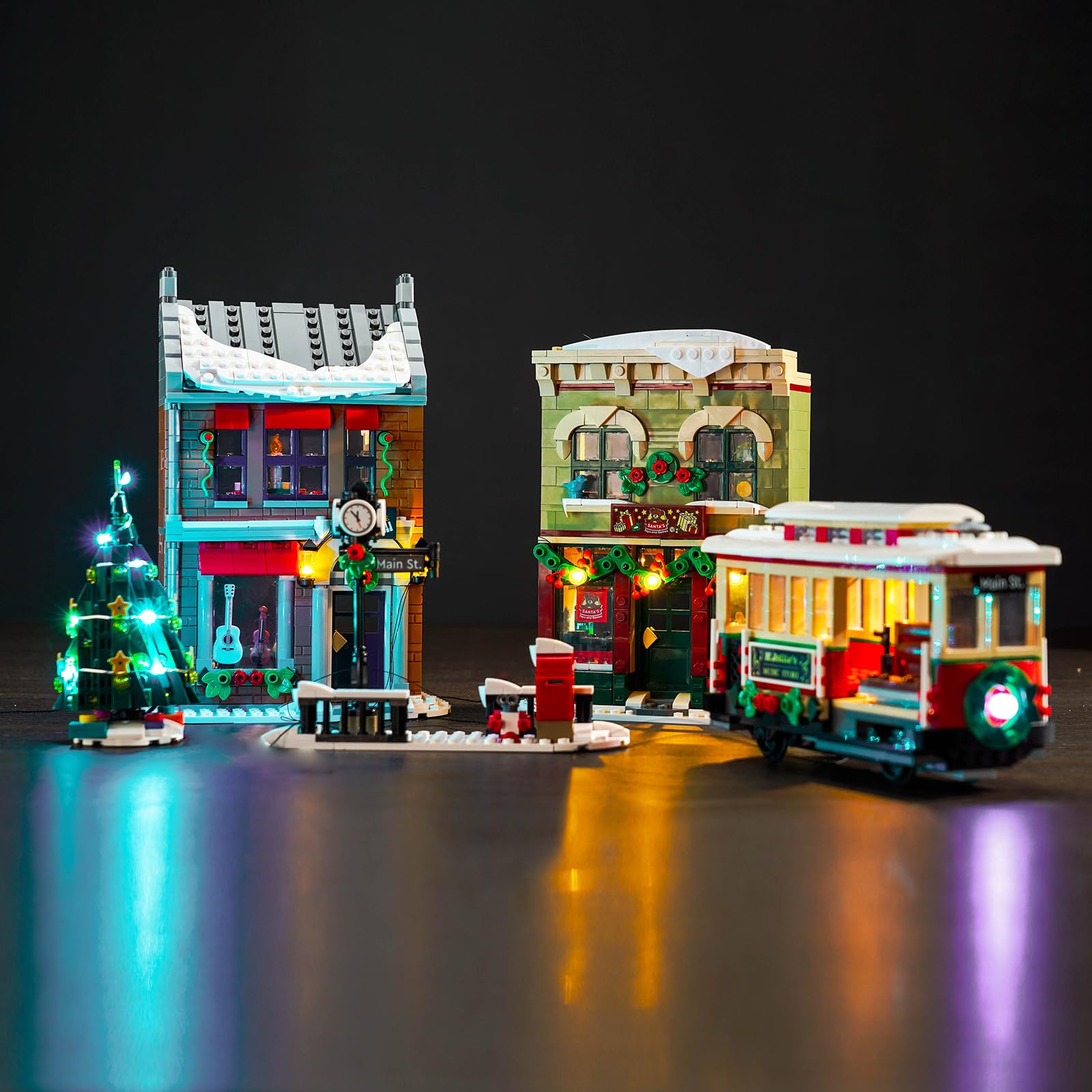 BrickBling LED Light - Compatible with Lego 10308, Gift Idea - Remote Control Version