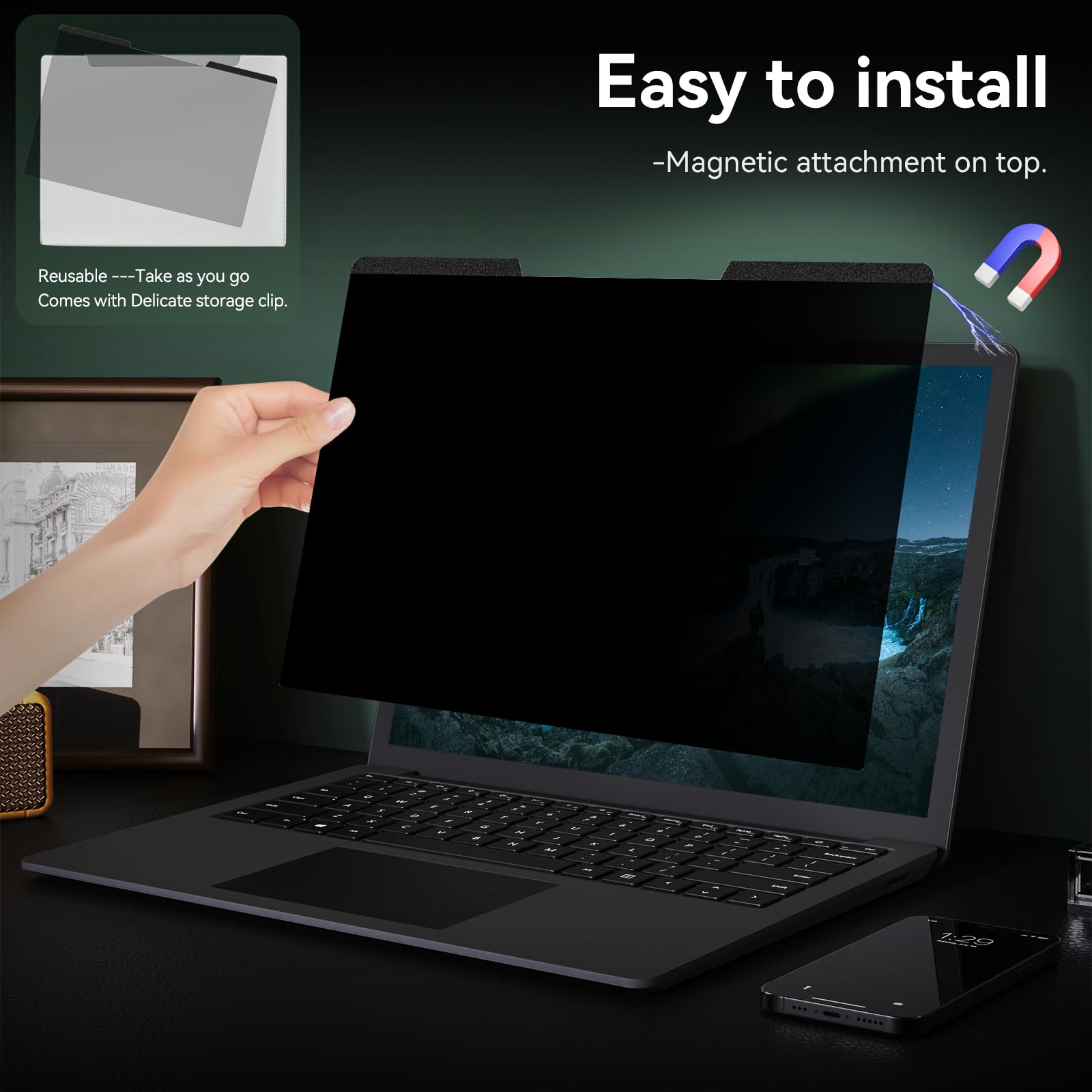 MagPro laptop privacy filter 15.6 inch (16:9
