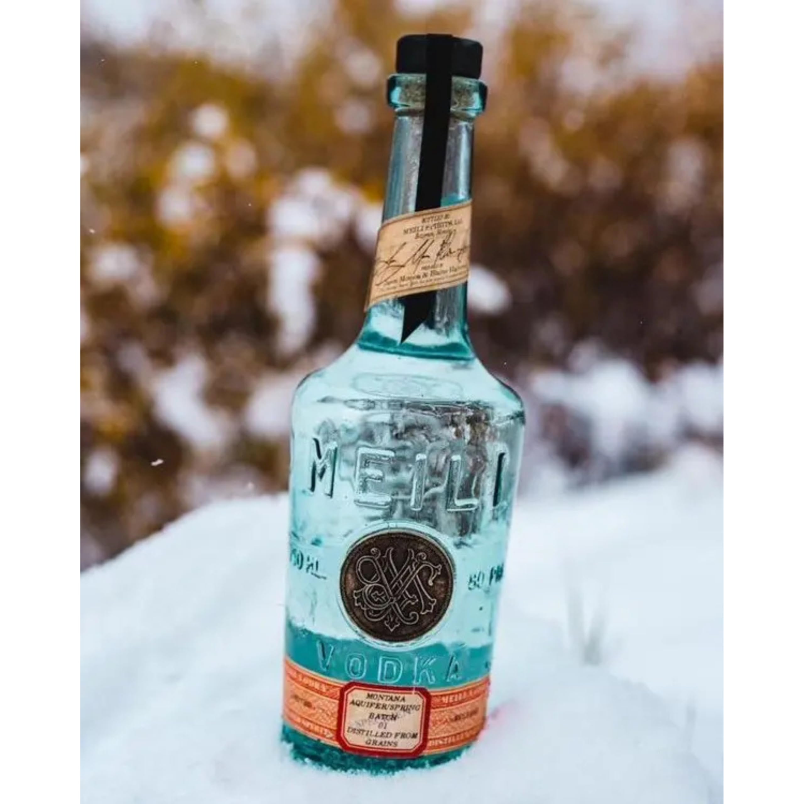 Meili American Vodka 70 cl | Premium 40% ABV | Vodka by Jason