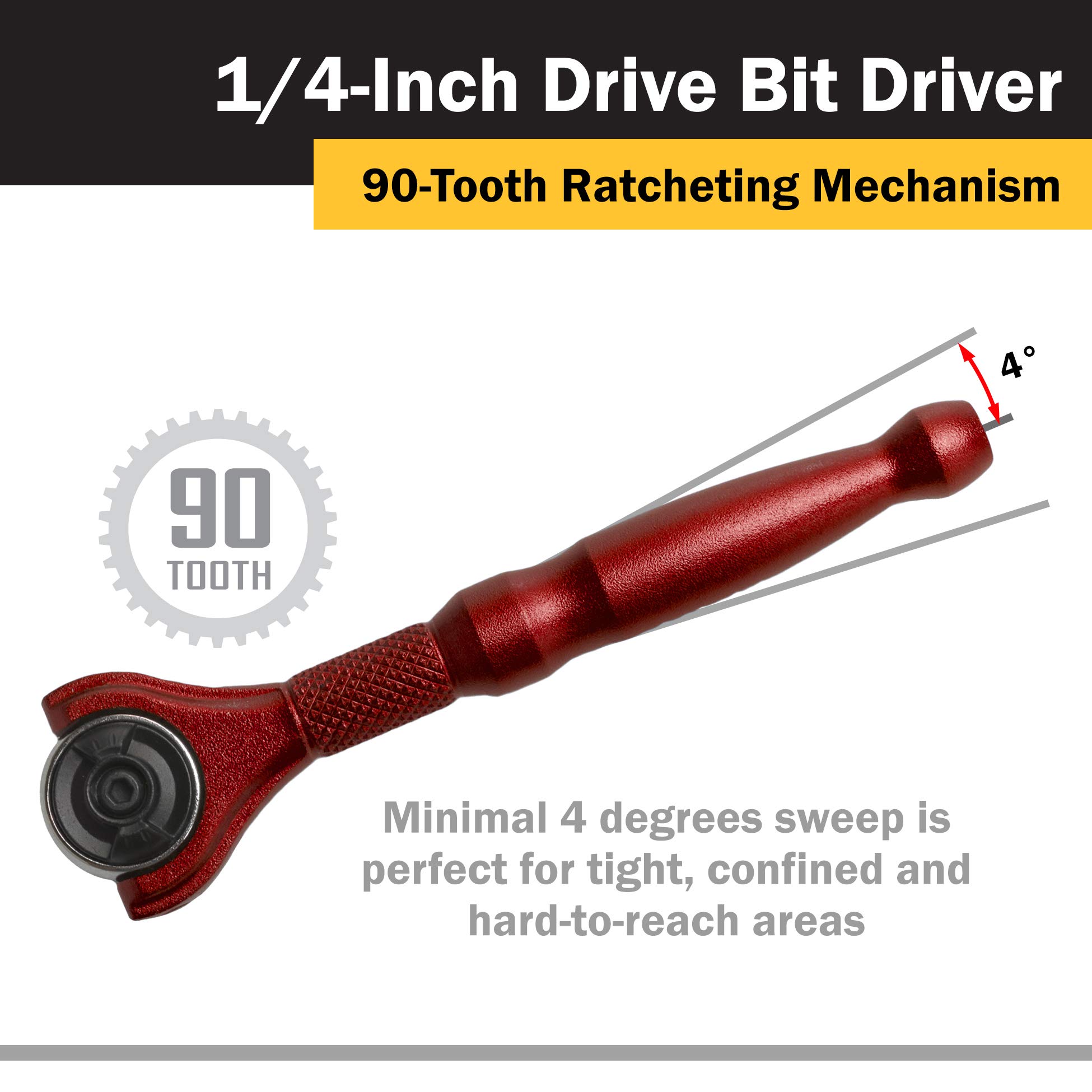 たろとる Amazon.com: Titan Tools 11321 1/4-Inch Drive x 4-Inch 90