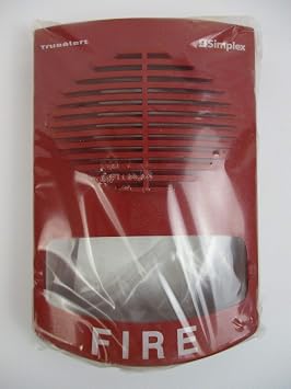 Simplex 4905-9996 - TrueAlert Speaker/Visible Cover Red