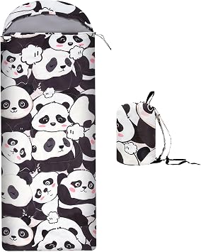 Kids Sleeping Bag for Camping, Lightweight 3 Season Cold Weather Warm Bag