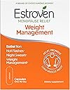 Estroven Weight Management for Menopause Relief - 30 Ct. - Clinically Proven Ingredients Help Manage Weight, Provide Night Sweats & Hot Flash Relief* Drug-Free & Gluten-Free Caplets