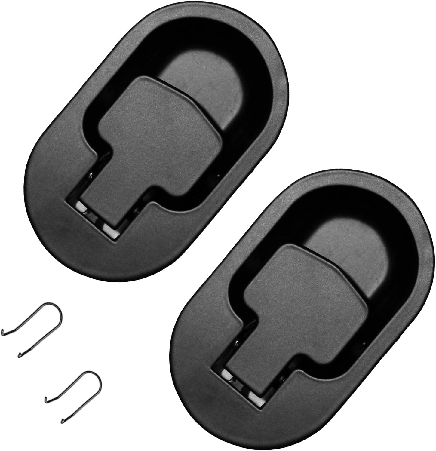 2 Pack 4.3"x2.5" Metal Pull Handle Replacement Parts Hand Release Fits Recliner Couch Sofa