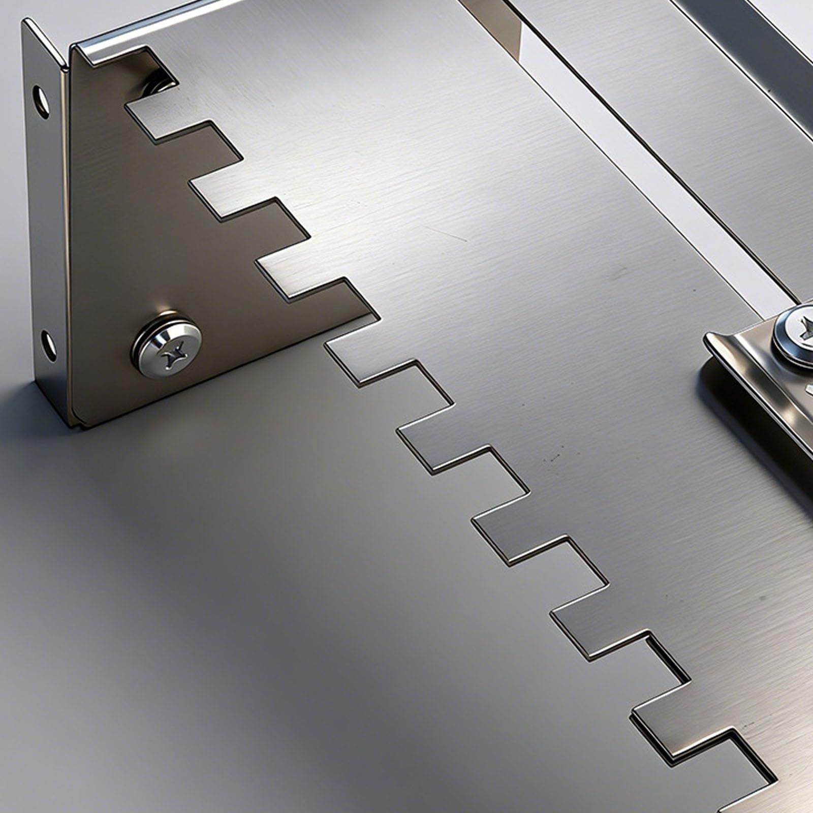 Utensile per la posa delle piastrelle, spatola dentata in acciaio inox, pettine per malta, larghezza e altezza regolabili per distribuire uniformemente la colla, spatola per piastrelle