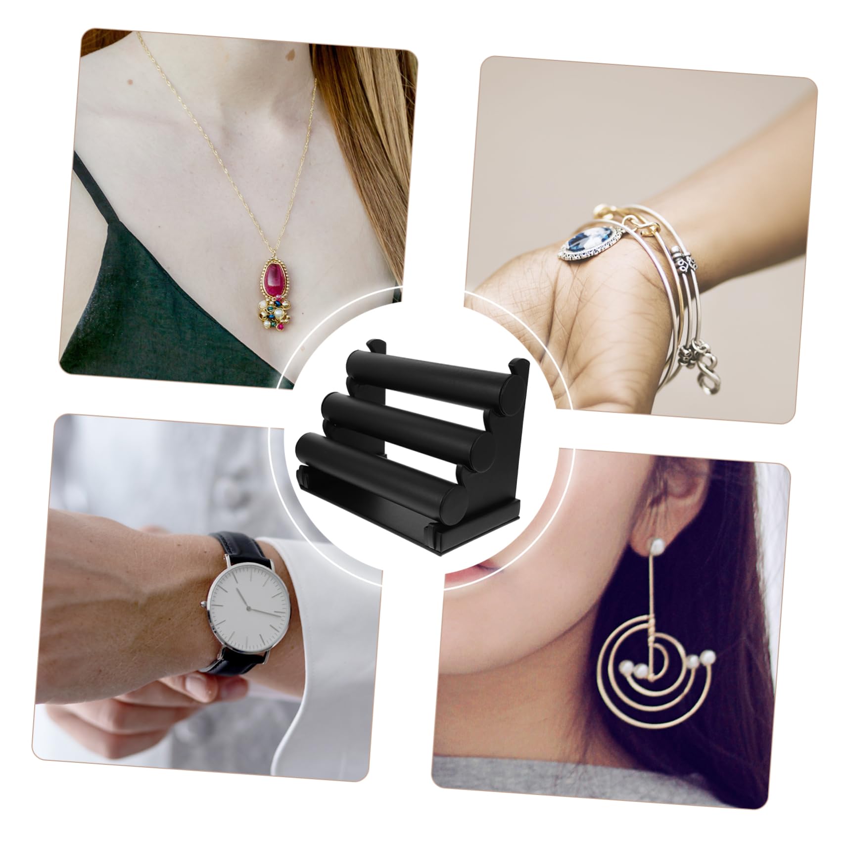 Cabilock Schmuckständer,Schmuckhalter,Armbandständer,Schmuckaufbewahrung,für Aufbewahrung Schmuck,Uhren,Ketten,Armbänder,Haarreifen Ständer