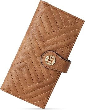 BOSTANTEN Slim Wallet Women RFID Card Holder with Zipper Coin Pocket