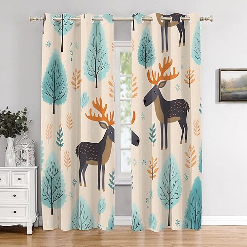 Miniatura 58 de Cenefas de cocina modernas con patrón de cobre marrón dorado para ventanas, cenefas opacas abstractas de marcas de arañazos y cortinas opacas