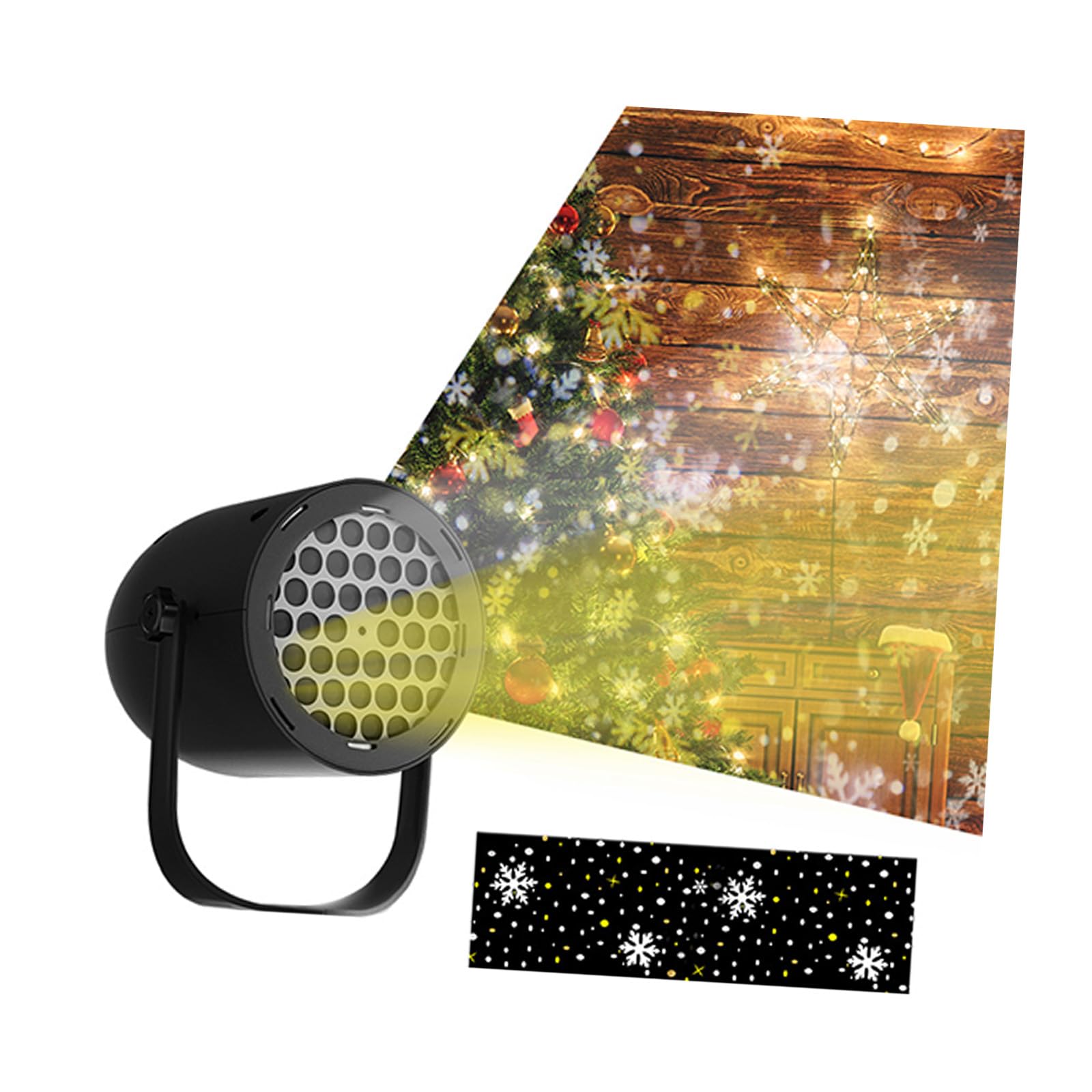 hogtnd Festival Atmospheres USB Snowflake Projector for Projecting Patterns to Turn Rooms Into Winter Wonderland Home Light