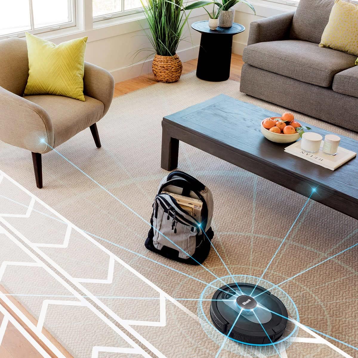 Shark UR2500SR AI Ultra Robot Vacuum, with Ultra Clean, Home Mapping, 30-Day Capacity Bagless Self Empty Base, Perfect for Pet Hair, WiFi, Compatible with Alexa, Black/Silver (Renewed) 5 71wGp8z2XPL. AC SL1200