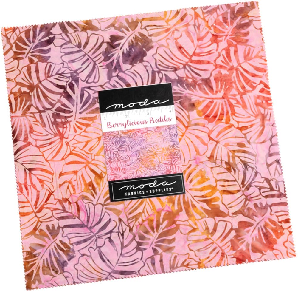 Moda Fabrics Berrylicious Batiks Layer Cake®, 42-10" Precut Quilt Squares