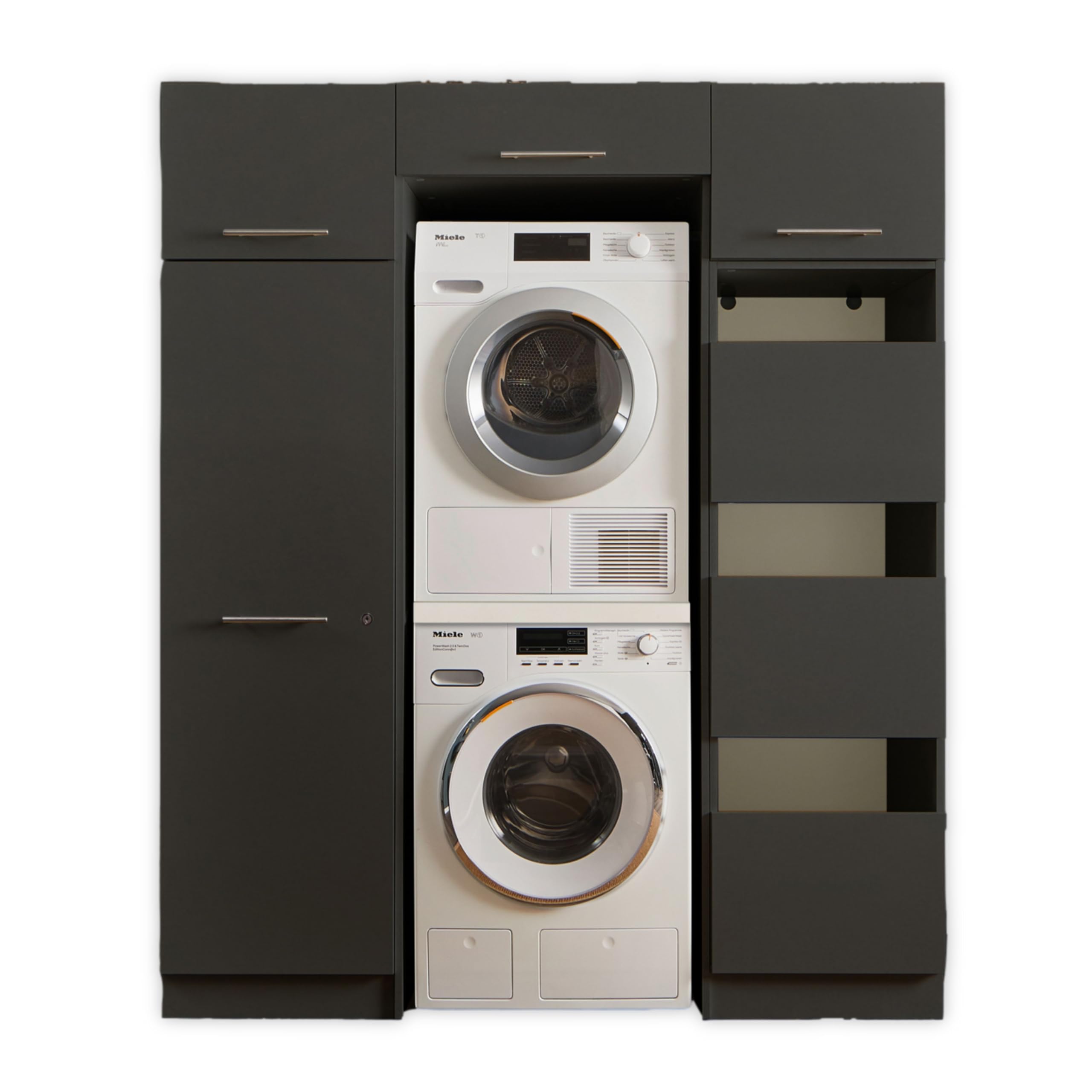 Laundreezy Waschmaschinenschrank für Trockner und Waschmaschine