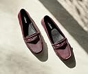 LOUIS STITCH Women’s Premium Rosewood Slip-On Loafers | Elegant Solid Slip-On Comfort Shoes for Casual and Formal Wear | Slip-On Loafer Shoes for Women | LSLD-BLR-HS01 | UK-5 gallery image