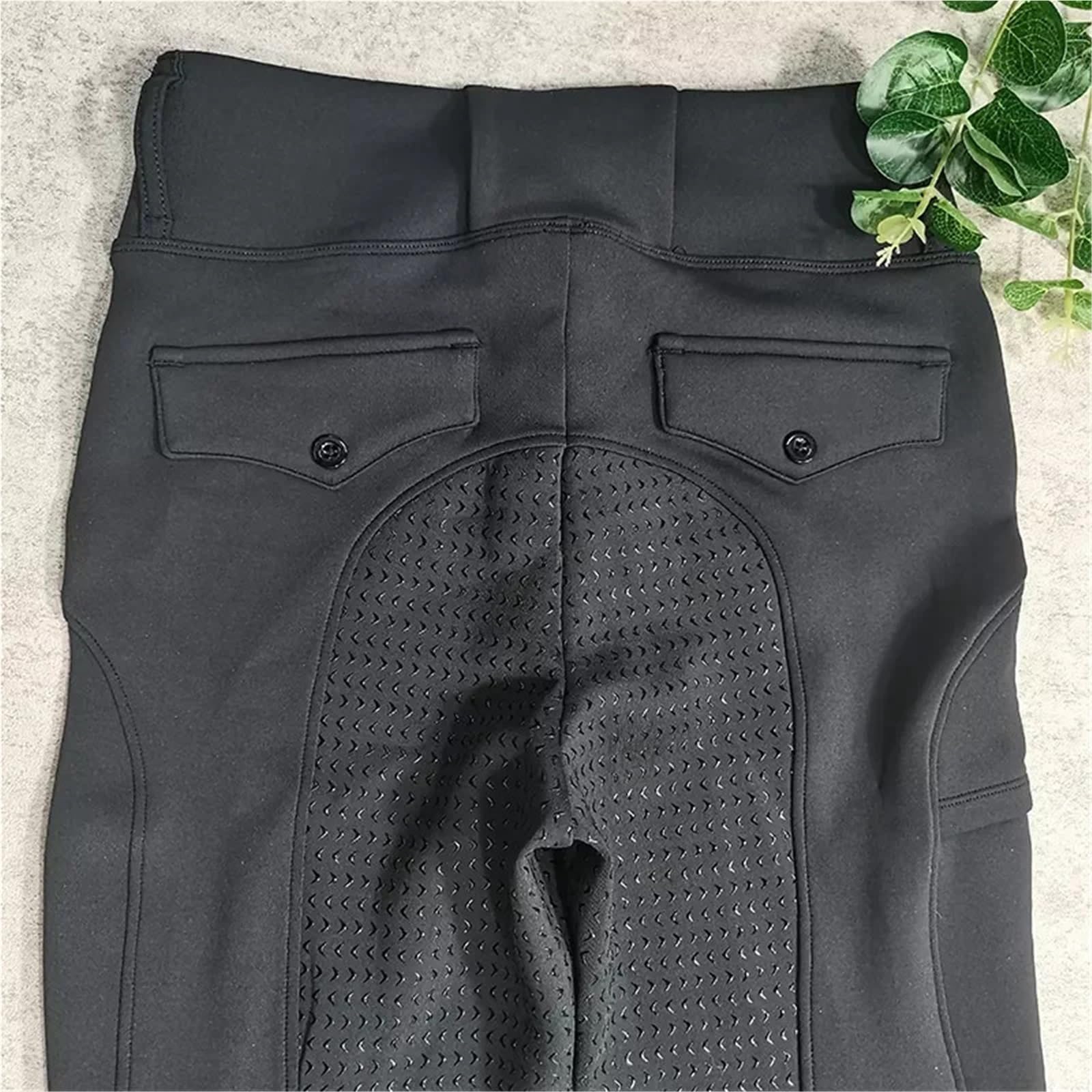 Mallas De EquitacióN Pantalones deportivos de equitación con asiento completo for mujer, mallas ecuestres, ropa invierno