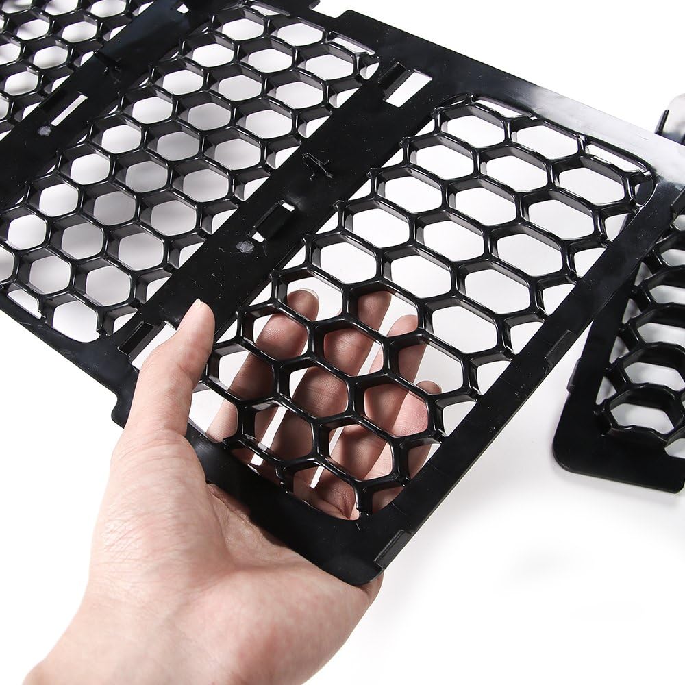 JeCar Front Grille Inserts Mesh Honeycomb for Jeep Grand Cherokee 2014-2016