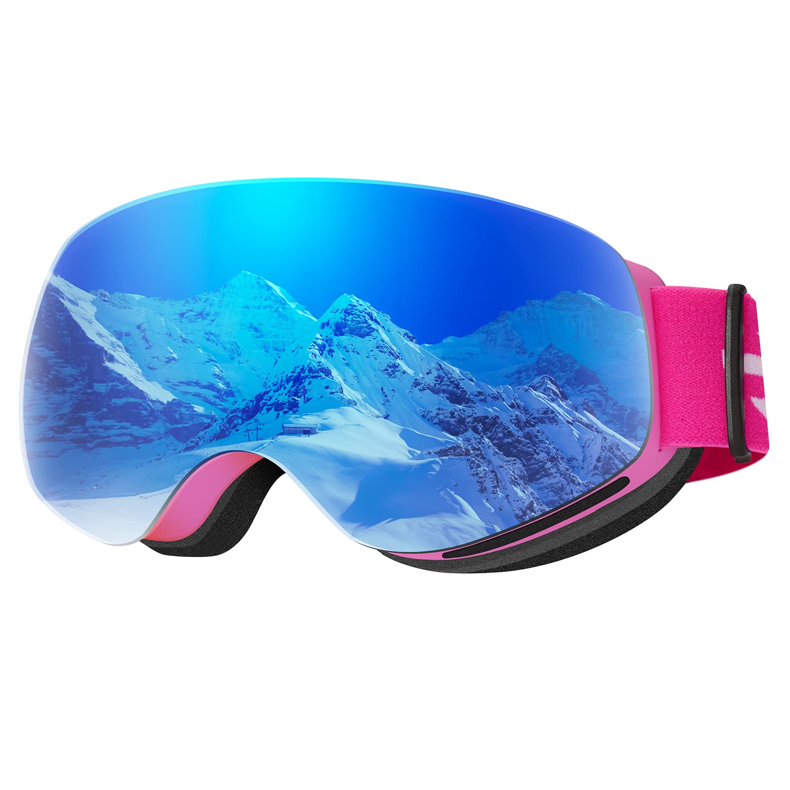 LOEO Kids Ski Goggle, Snow Ski Goggles for Kids Youth Teens Boys and Girls from 5-14