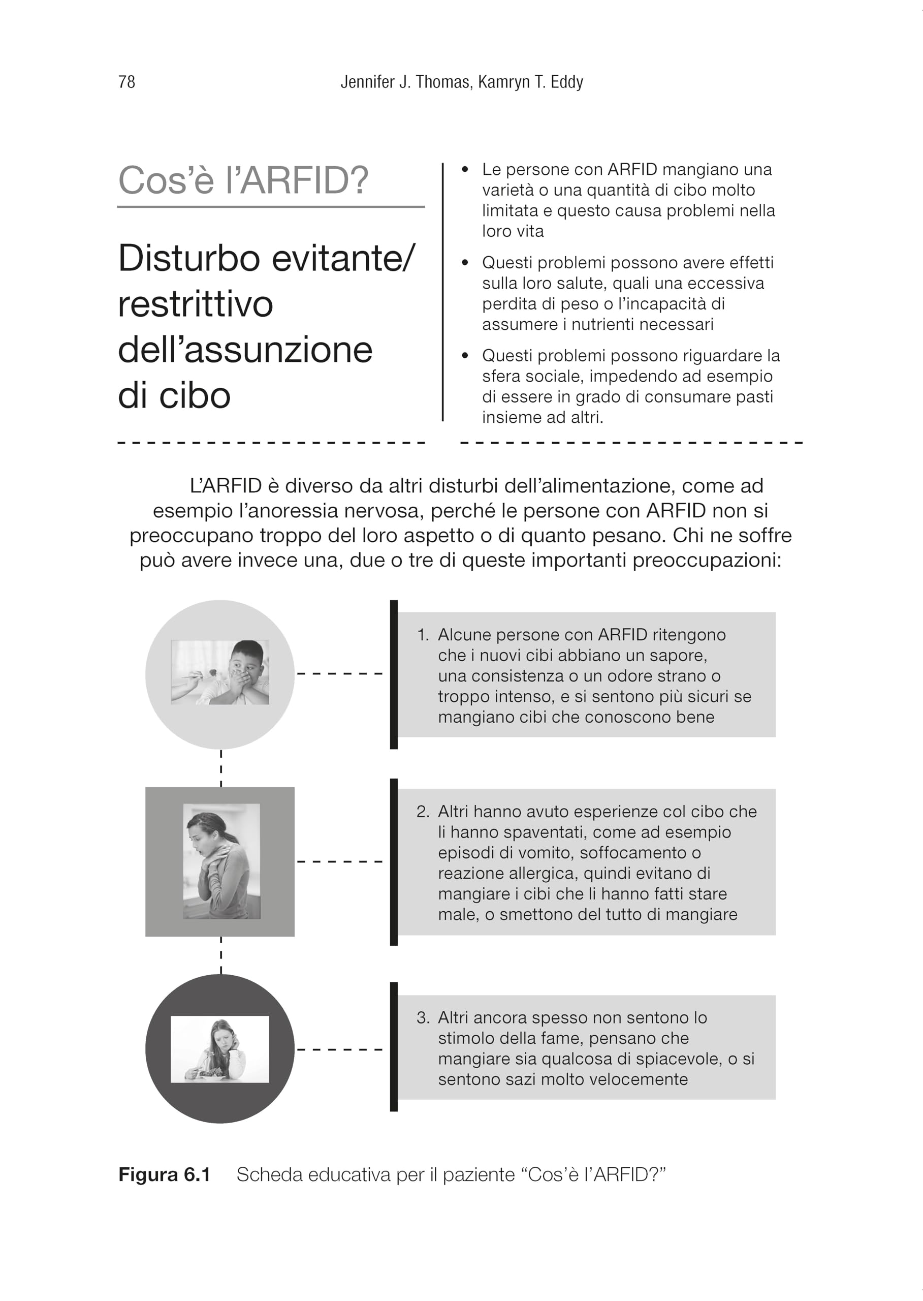 Terapia cognitivo comportamentale per il disturbo evitante/restrittivo dell'assunzione di cibo. Bambini, adolescenti e adulti