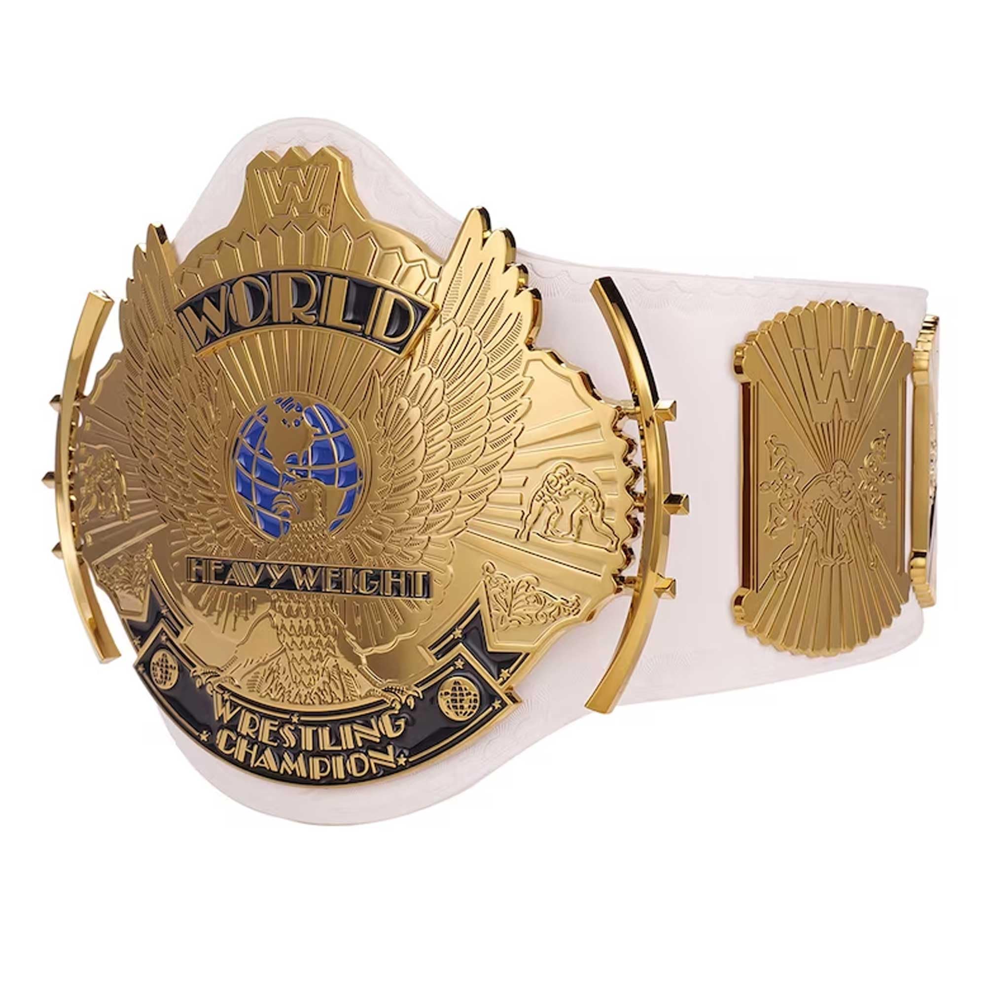 Winged Eagle Wrestling, cintura per titolo, replica della cintura per adulti fino a 116,8 cm, colore nero