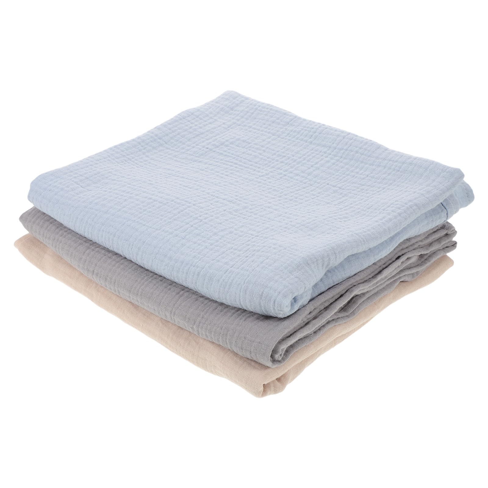 Yardwe 3 Piezas Manta Envolvente para Recién Nacidos Unisex Conjunto De Mantas para Bebés Toallas Transpirables Baño Hora del Sueño Envolventes para Guarderías