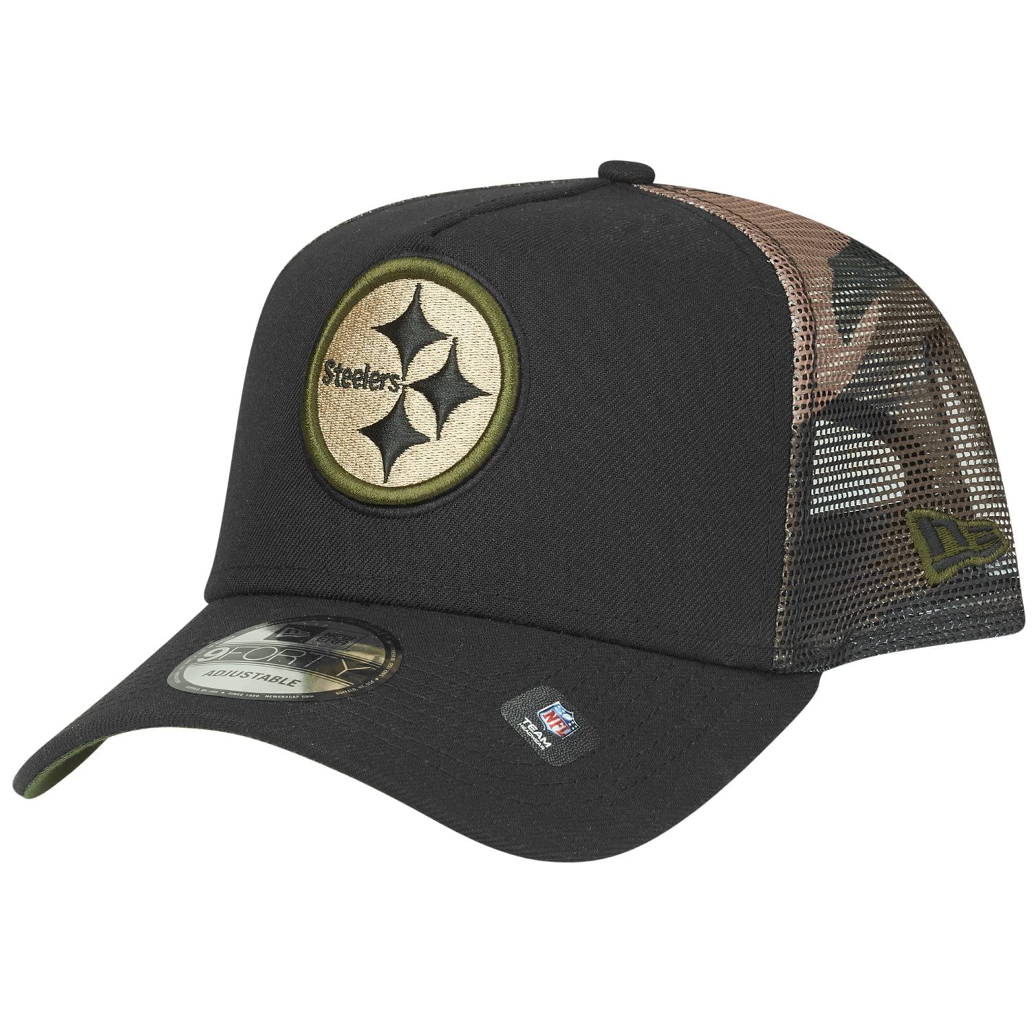 New EraSnapback Mesh Trucker Cap - NFL Teams black wood