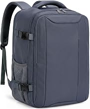 Xkdoai Backpack 40 x 30 x 20 cm for Ryanair Airplane Travel Backpack Hand Luggage | Anti-Theft, Water Resistant, 14" PC Compartment, Breathable Back, Bottle Pocket, for Ryanair, Wizz Air, Easyjet