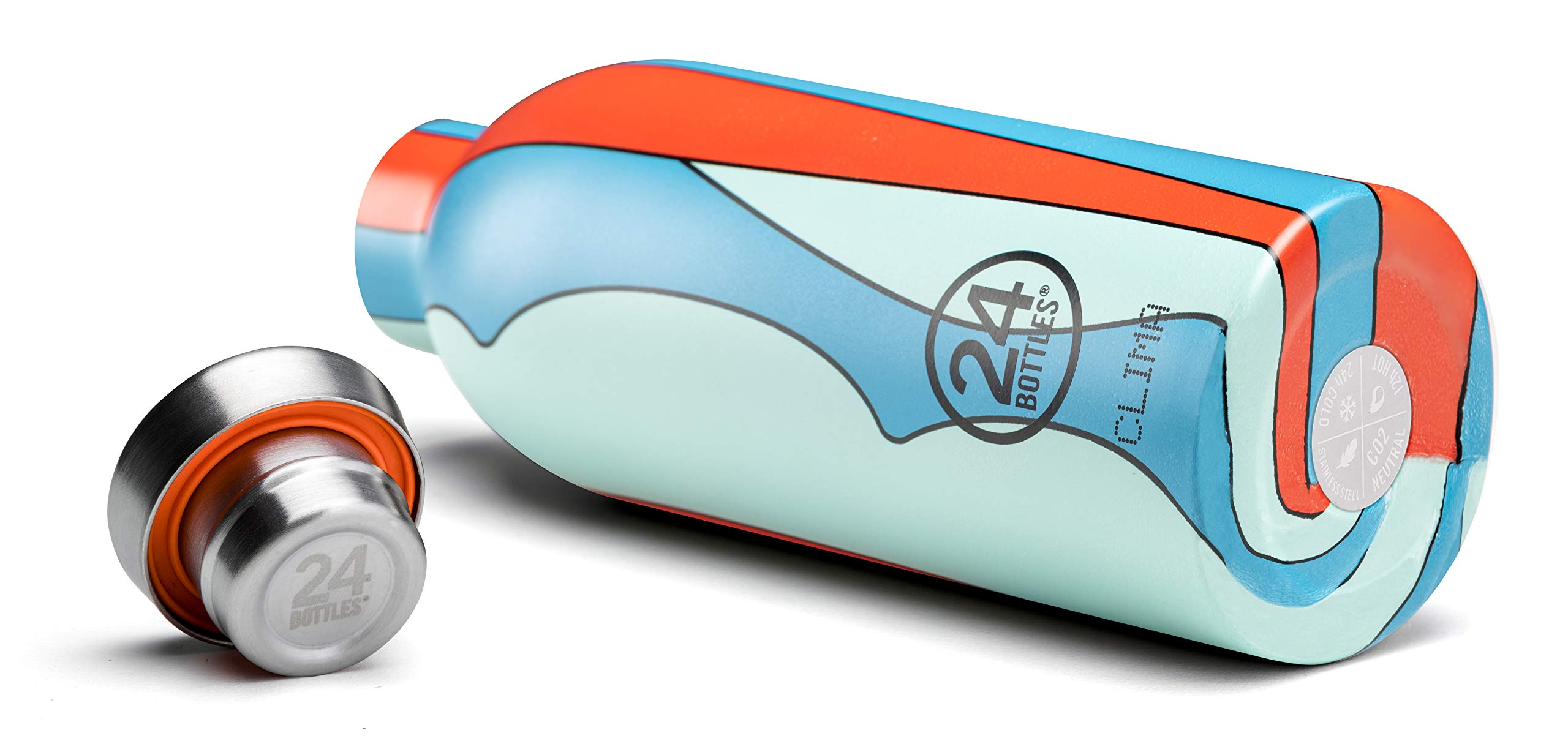 24BOTTLES Thermosflasche fr Wasser | Wiederverwendbare Thermosflasche aus  BPA-freiem Edelstahl | 24 Stunden kalt 12 Stunden hei | Clima Bottle |  Original italienisches Design (Lucy, 500 ml) : Amazon.de: Kche, Haushalt &  Wohnen