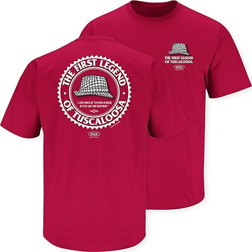Smack Apparel Alabama Football Fans. First Legend of Tuscaloosa Crimson
