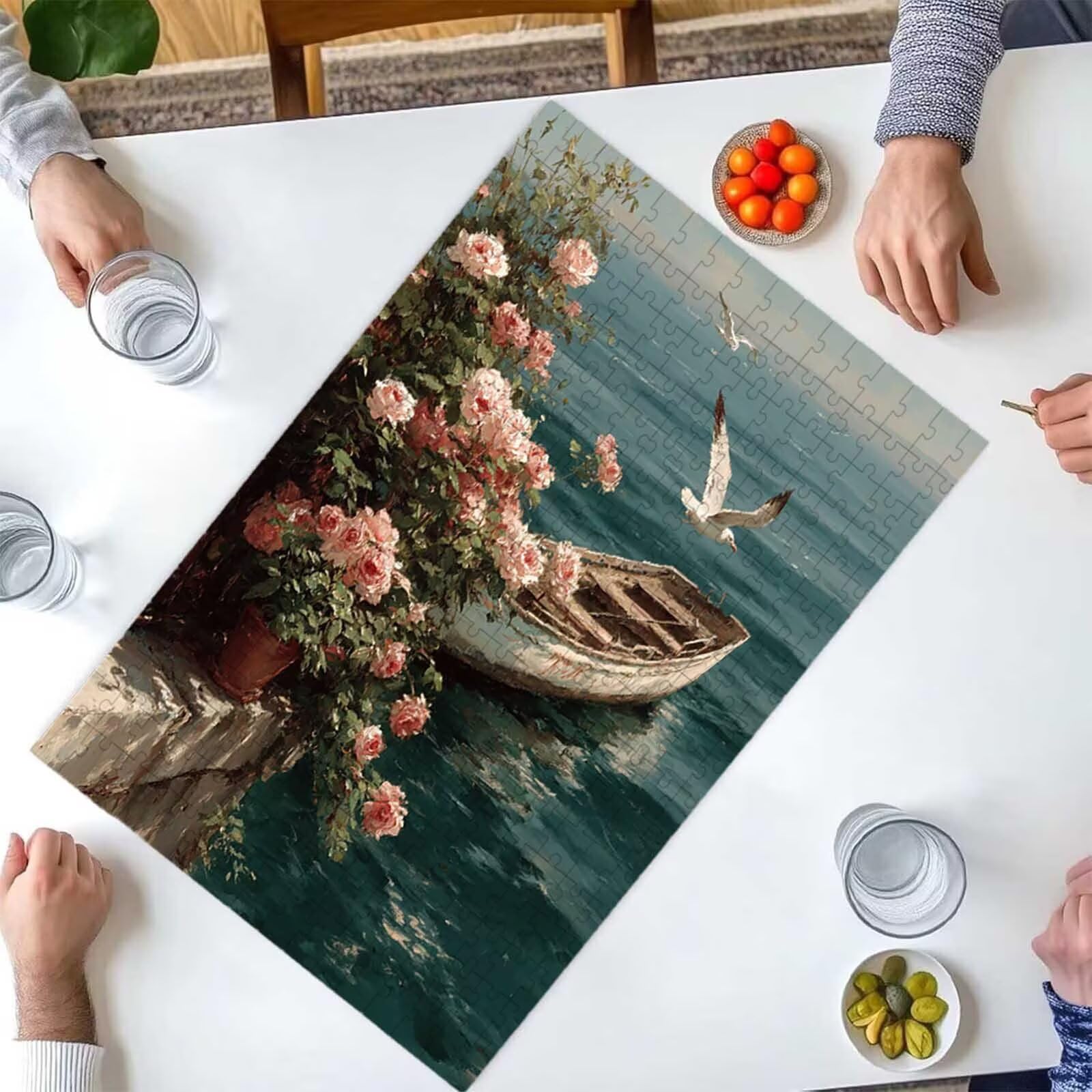 Puzzle dla dorosłych 1500 sztuk | Zabawa rodzinna i zajęcia grupowe dla nastolatków i prezent urodzinowy dla dzieci w wieku 14 lat | Dekoracja domu i pomysł na prezent Relax87 x 57 cm PjY11047 3-3