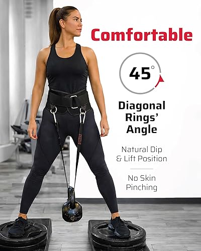 Miniatura 3 de Cinturón de Dip Definitivo  Cierre Seguro - Sin Deslizamiento  Soporte Estructurado para la Espalda  Anillos de 45 Grados - Posición Cómoda para