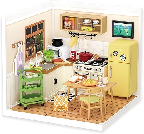 Rolife Juego de construcción de casa juguete miniatura DW008