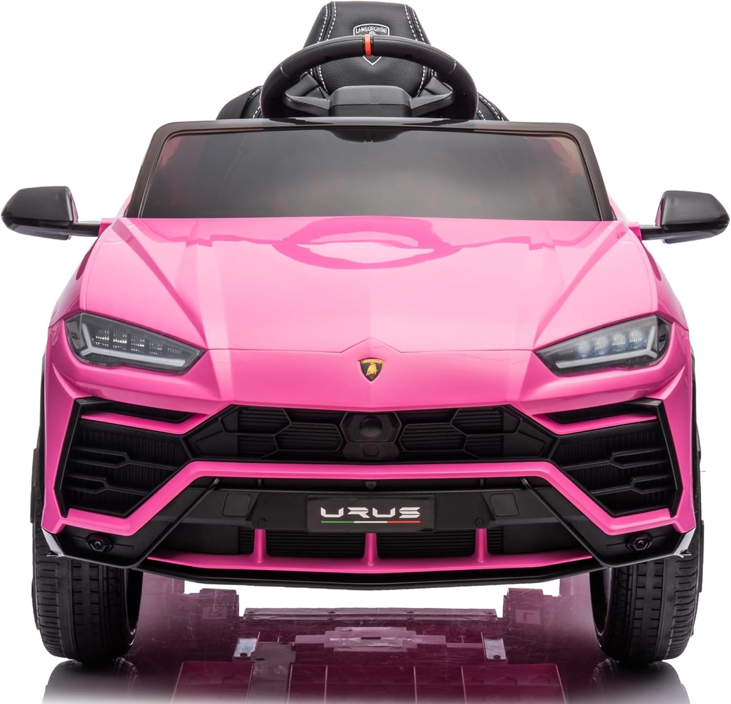 FINOOS Coche Eléctrico para niños Lambo Urus 12V con Control Remoto 1-4 Años Rosa