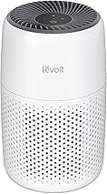 LEVOIT Air Purifiers for Bedroom Home, 3-in-1 Filter Cleaner with Fragrance Sponge for Better Sleep, Filters Smoke, Allergies, Pet Dander, Odor, Dust, Office, Desktop, Portable, Core Mini-P, White