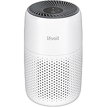 LEVOIT Air Purifiers for Bedroom Home Dorm, AHAM VERIFIED, 3-in-1 Filter Claener with Fragrance Sponge, Portable Filters Smoke, Allergens, Pet Dander, Odor, Dust, Office, Desktop, Core Mini-P, White