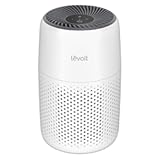 LEVOIT Air Purifiers for Bedroom Home Dorm, 3-in-1 Filter Cleaner with Fragrance Sponge for Better Sleep, Filters Smoke, Allergies, Pet Dander, Odor, Dust, Office, Desktop, Core Mini-P, White