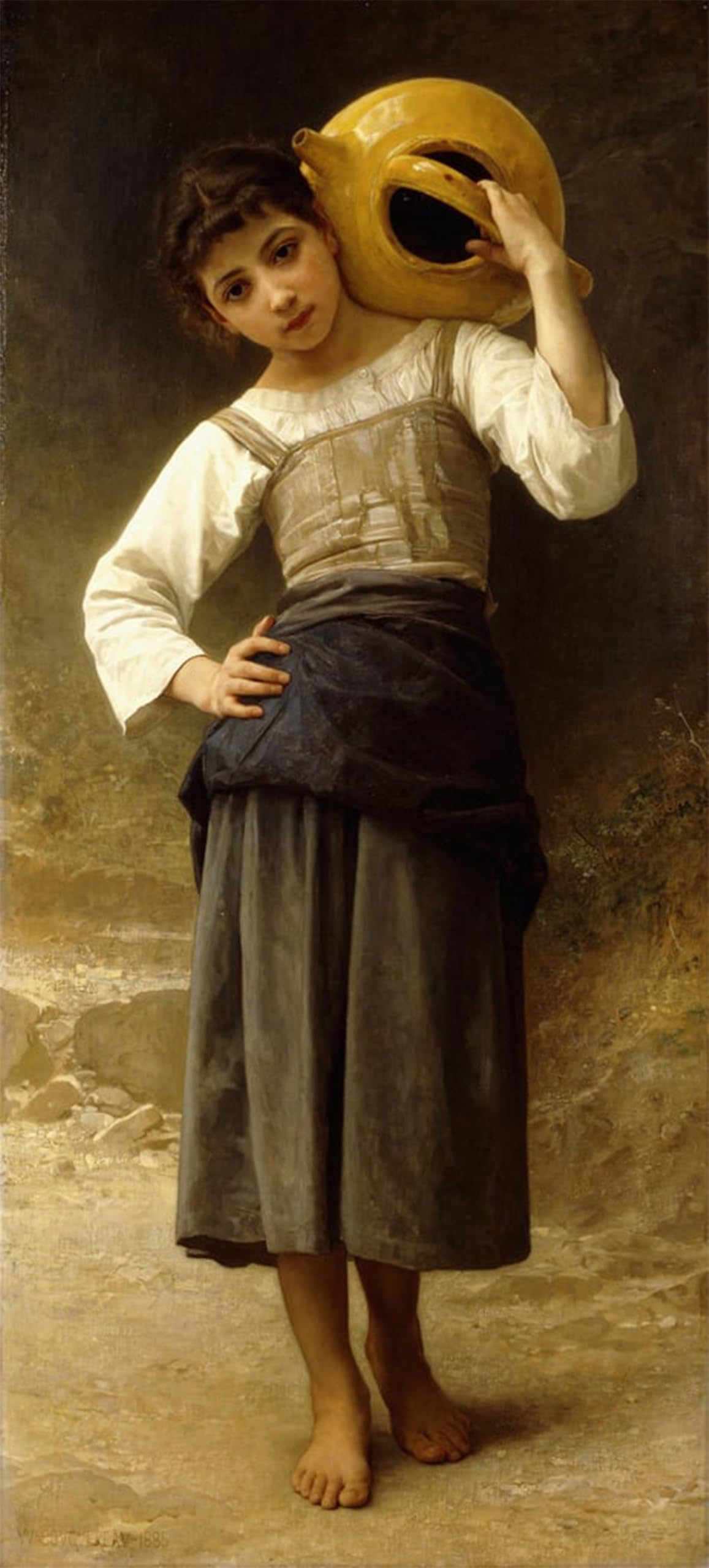 Image sur toile impression tableaux Bouguereau la charité pour chambre - 5