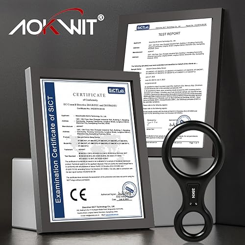 Miniatura 8 de AOKWIT Rescate Figura 8 Descender Escalada Equipo Descenso 35KN7,716.2lbs 7075 Aleación de aluminio Placa de aparejo para Escalada Belaying y