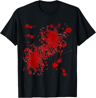 Fake Blood Splatter T-Shirt T-Shirt