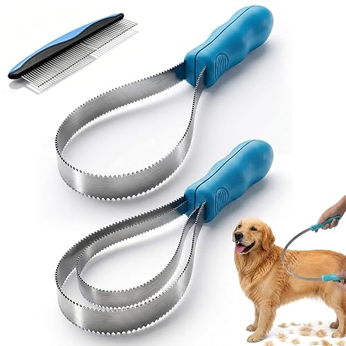 Pealeaf Cuchilla muda Doble Cara para Perros, Gatos y Caballos
