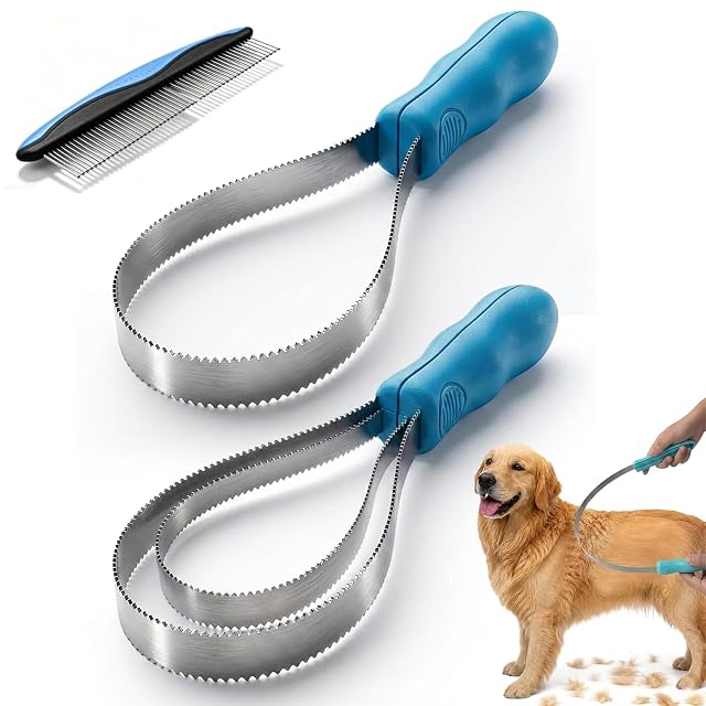 Pealeaf Cuchilla muda Doble Cara para Perros, Gatos y Caballos