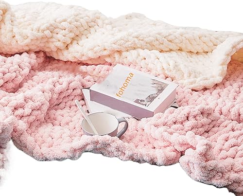 Miniatura 5 de Ovillo grueso de felpilla suave, 48 onzas, color morado oscuro, paquete de 6 hilos para tejer con brazos, acogedores, grandes, gruesos, jumbo,