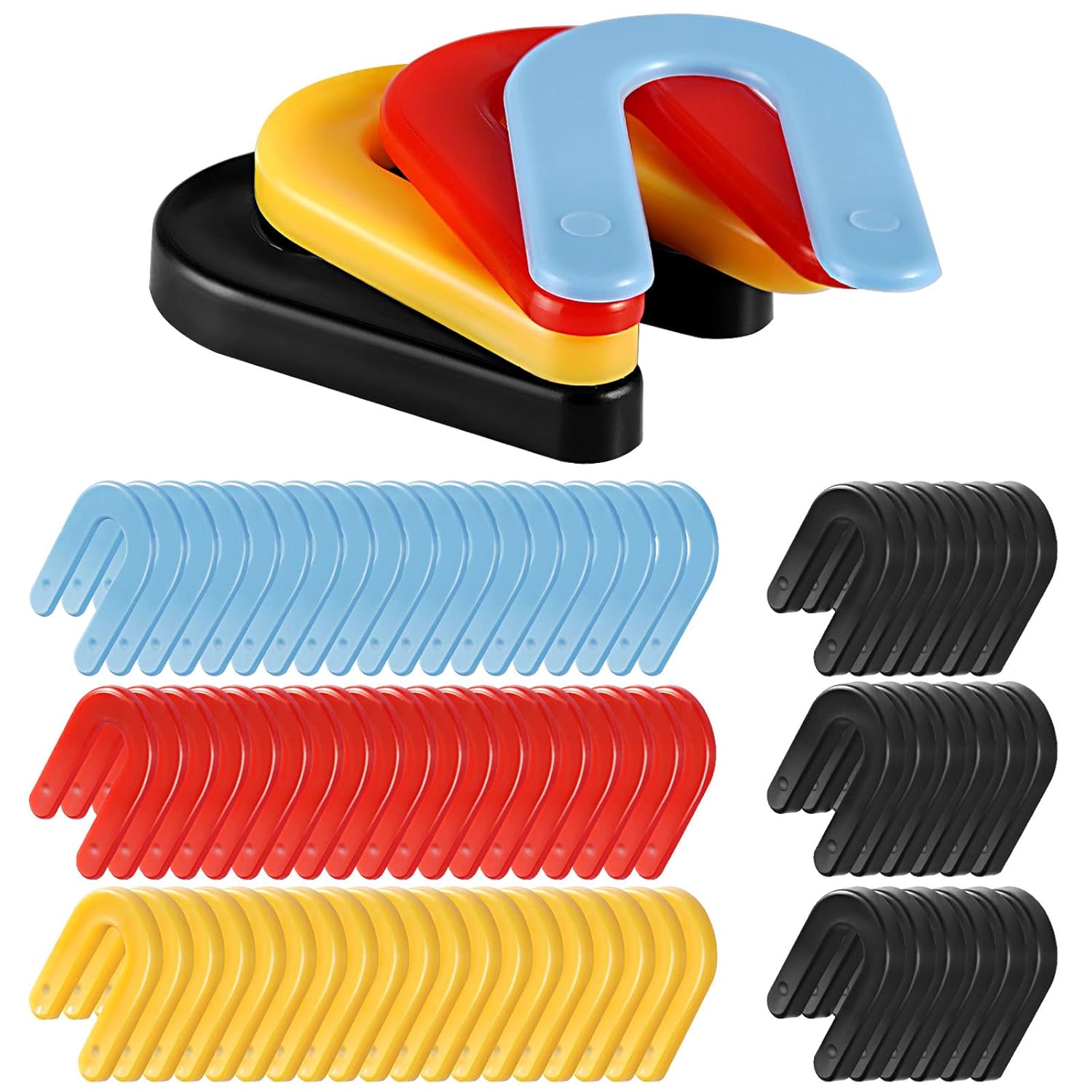 220 Pieces Horseshoe Shim Tile Spacers Plastic Shims Structural