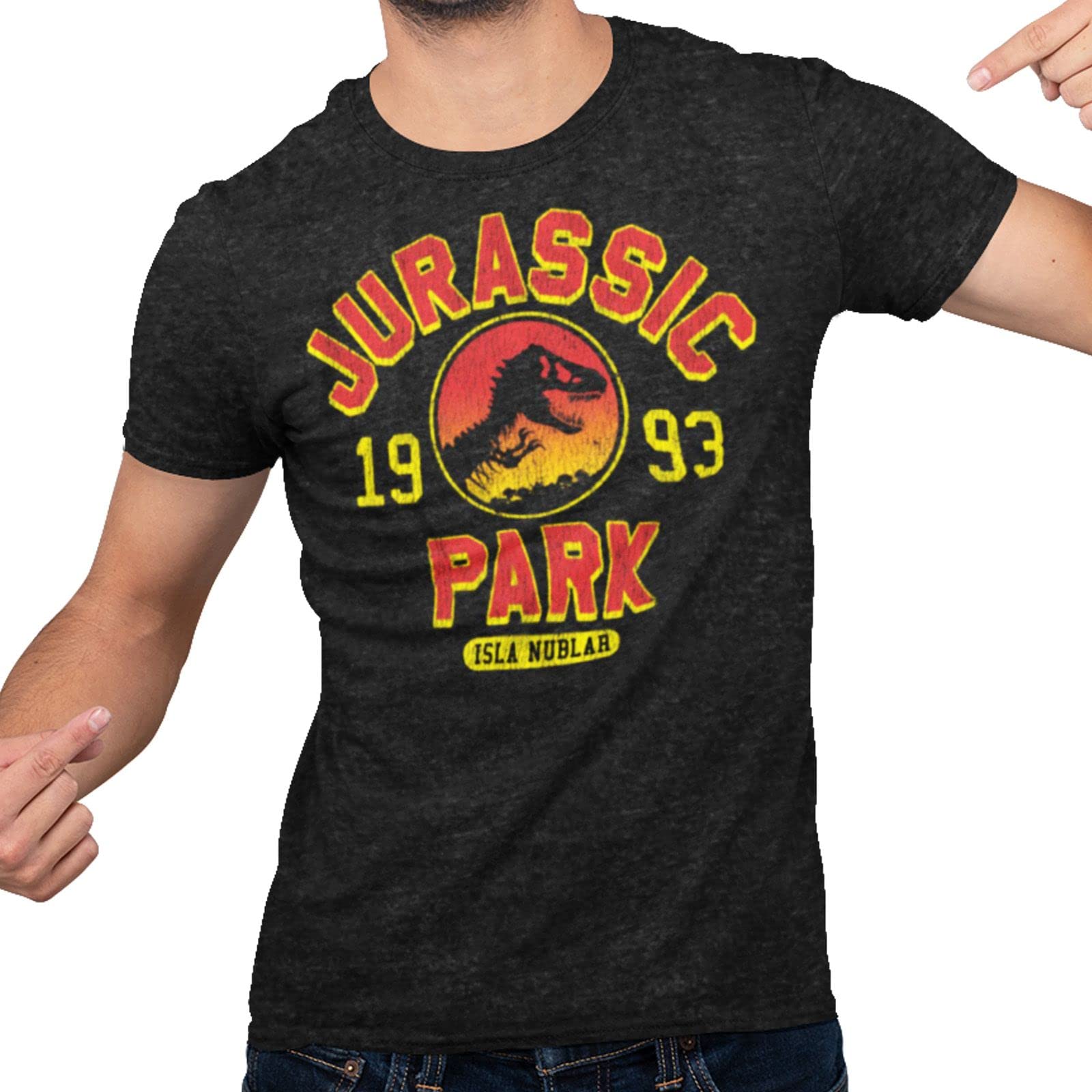 Jurassic Park Ivy League Adult Men's T-Shirt