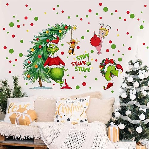 Calcomanías de pared con texto en inglés "Merry Christmas", reutilizables, 3D, autoadhesivas, para fiestas, decoración de fiesta de Navidad, hogar,