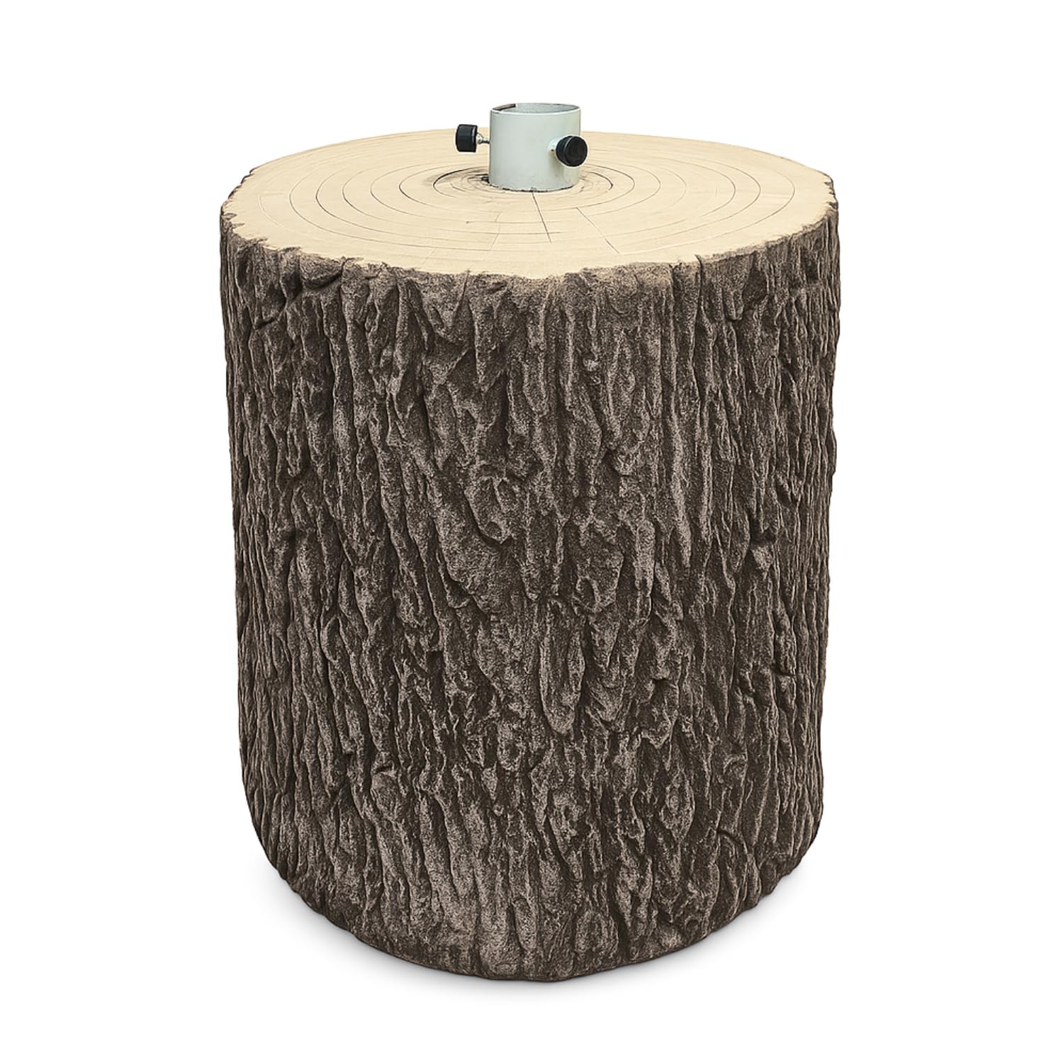 PALUPLUS Base Tronco per Albero di Natale in Vetroresina, Diametro 32 cm e Altezza 34 cm, Supporto Realistico Adatto per Alberi Fino a 180 cm, Decorazioni e Addobbi Natalizi -2731C -4,5