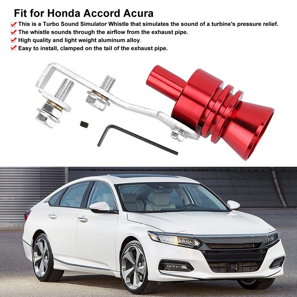 Silbato Escape Coche, Silbato de Simulador de Sonido de Automóvil, Turbo Silbato de Escape de Vehículo Automático Silbato de Garganta de Cola de Sonido Turbo Modificado