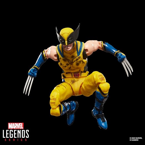 Marvel Legends Serisi Wolverine, Marvel Studios'un Deadpool & Wolverine filminde koleksiyon yapmak için aksiyon figürü hediyesi, ölçek 15 cm