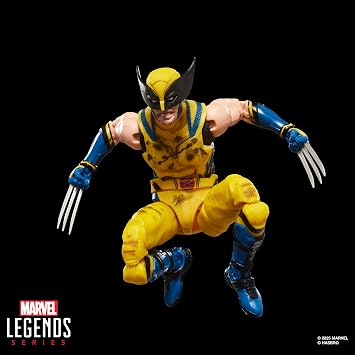 Marvel Legends Serisi Wolverine, Marvel Studios'un Deadpool & Wolverine filminde koleksiyon yapmak için aksiyon figürü hediyesi, ölçek 15 cm
