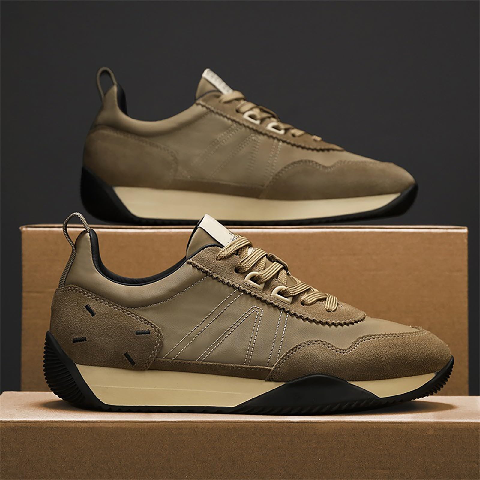 Sneaker Herren Sommer, Laufschuhe Herren Große Größen Turnschuhe Plateau | Dünne Joggingschuhe Atmungsaktiv Orthopädische Leichtgewichts Schlupfschuhe Bequeme Sportschuhe