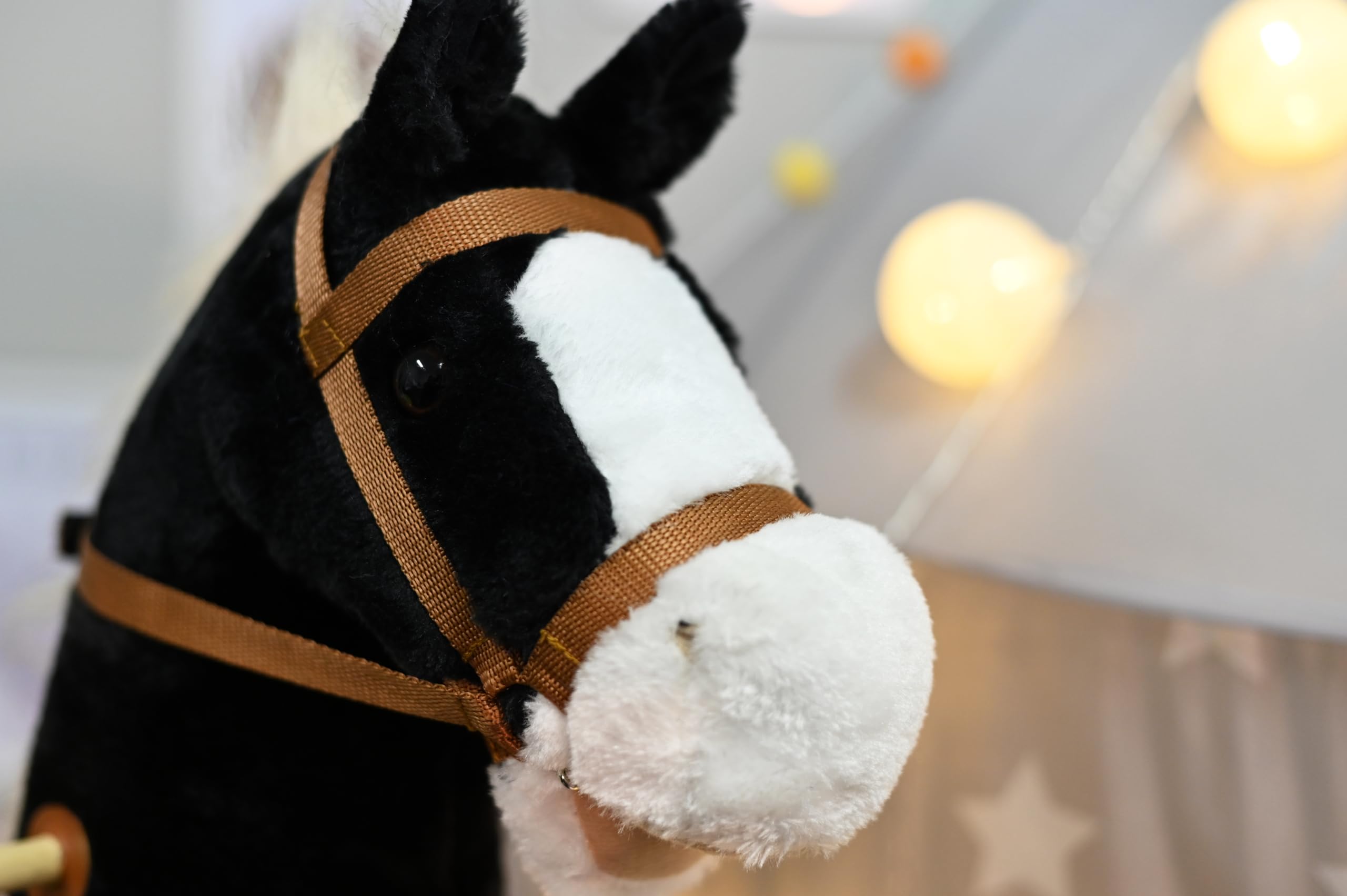 Knorrtoys 40102 Blacky - Caballo de Pesca, Color Negro